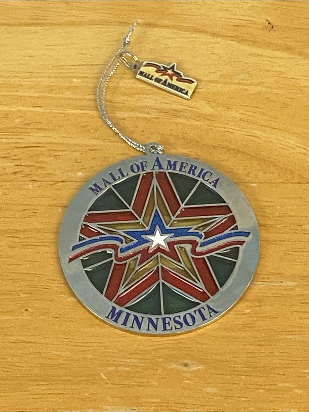 Mall of America Minnesota Star Ornament with mini charm